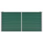 vidaXL Letto Rialzato Giardino in Acciaio Zincato 160x40x77 cm Verde vidaXL Letto Rialzato Giardino in Acciaio Zincato 160x40x77 cm Verde