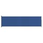 Tenda Laterale Retrattile per Patio 140x500 cm Blu Tenda Laterale Retrattile per Patio 140x500 cm Blu