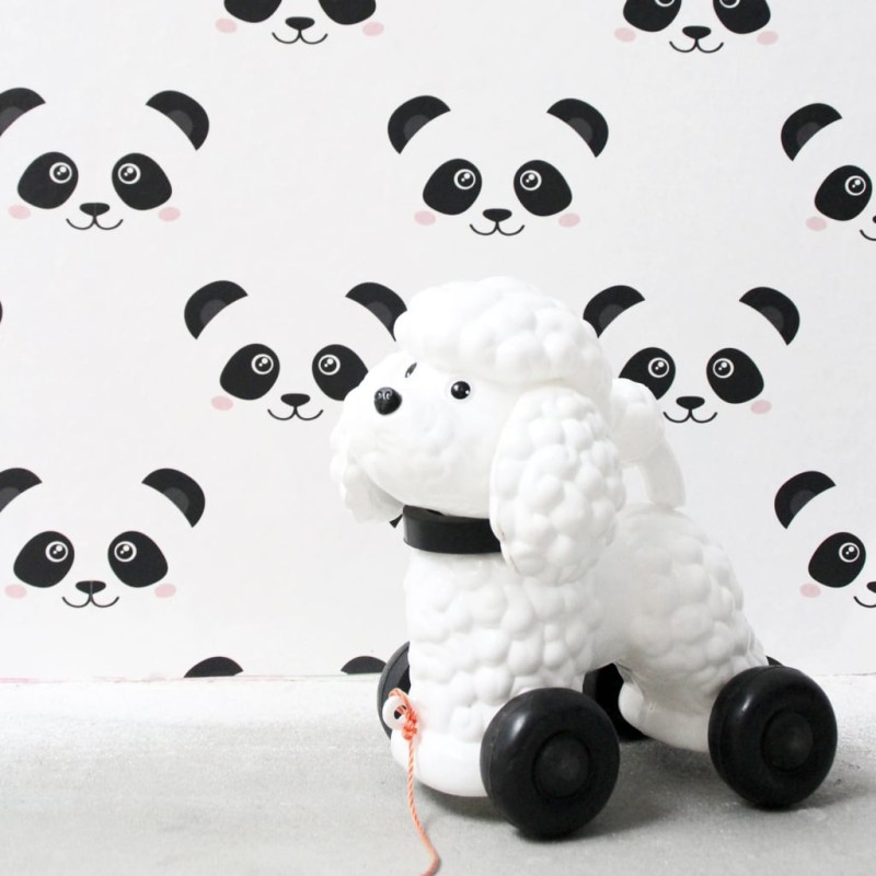 Fabulous World Carta da Parati Panda Bianca 67100 Fabulous World Carta da Parati Panda Bianca 67100