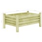 vidaXL Fioriera Rialzata Giardino Legno Impregnato Pino 100x60x42 cm vidaXL Fioriera Rialzata Giardino Legno Impregnato Pino 100x60x42 cm