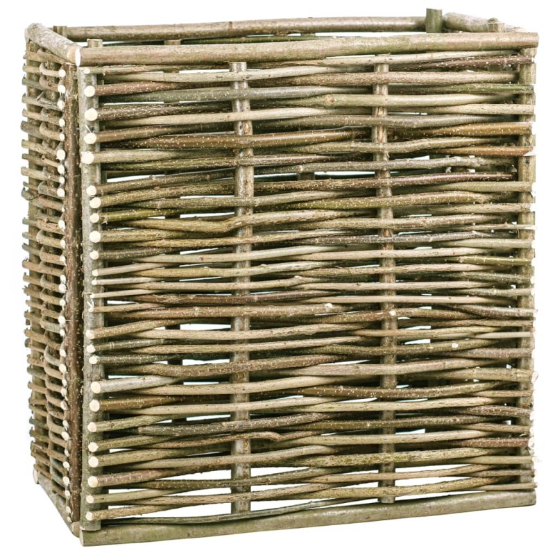 vidaXL Letto Rialzato da Giardino 80x40x80 cm in Legno di Nocciolo vidaXL Letto Rialzato da Giardino 80x40x80 cm in Legno di Nocciolo