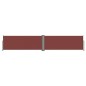 Tenda da Sole Laterale Retrattile Marrone 117x600 cm Tenda da Sole Laterale Retrattile Marrone 117x600 cm