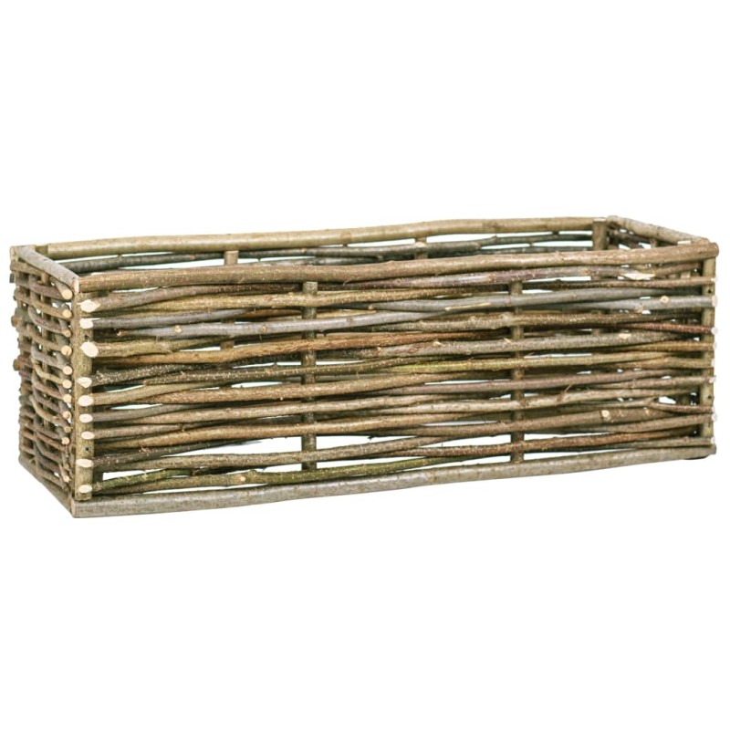 vidaXL Letto Rialzato da Giardino 120x40x40 cm in Legno di Nocciolo vidaXL Letto Rialzato da Giardino 120x40x40 cm in Legno di Nocciolo