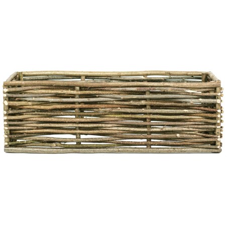 vidaXL Letto Rialzato da Giardino 120x40x40 cm in Legno di Nocciolo