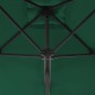 vidaXL Ombrellone da Esterni con Palo in Acciaio 250x250 cm Verde vidaXL Ombrellone da Esterni con Palo in Acciaio 250x250 cm Verde