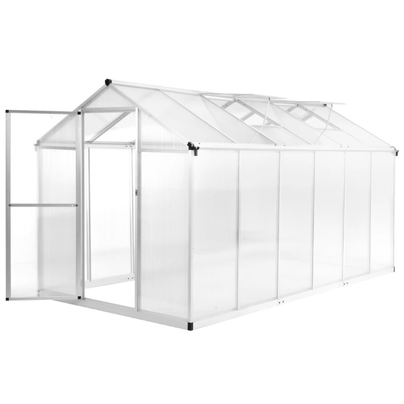 vidaXL Serra in Alluminio 362x190x195 cm 13,41 m³ vidaXL Serra in Alluminio 362x190x195 cm 13,41 m³