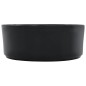 vidaXL Lavandino 36x14 cm in Ceramica Nero vidaXL Lavandino 36x14 cm in Ceramica Nero