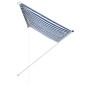 vidaXL Tenda da Sole Retrattile 250x150 cm Blu e Bianco vidaXL Tenda da Sole Retrattile 250x150 cm Blu e Bianco