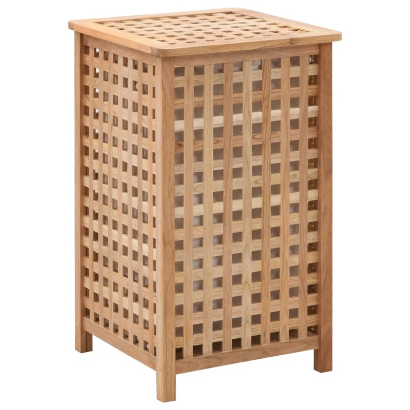 vidaXL Portabiancheria 39x39x65 cm in Legno Massello di Noce vidaXL Portabiancheria 39x39x65 cm in Legno Massello di Noce