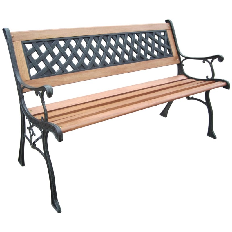 HI Panchina da Giardino 126 cm in Legno HI Panchina da Giardino 126 cm in Legno