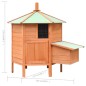 vidaXL Pollaio in Massello di Pino e Abete 126x117x125 cm vidaXL Pollaio in Massello di Pino e Abete 126x117x125 cm