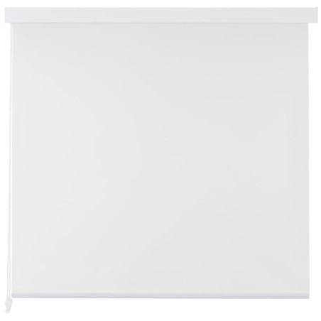 vidaXL Tenda a Rullo per Doccia 80x240 cm Bianco