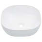 vidaXL Lavandino 42,5x42,5x14,5 cm in Ceramica Bianco vidaXL Lavandino 42,5x42,5x14,5 cm in Ceramica Bianco