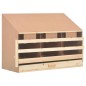 vidaXL Casetta Cova per Galline 3 Scomparti 93x40x65cm Legno di Pino vidaXL Casetta Cova per Galline 3 Scomparti 93x40x65cm Legno di Pino