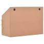 vidaXL Casetta Cova per Galline 3 Scomparti 93x40x65cm Legno di Pino vidaXL Casetta Cova per Galline 3 Scomparti 93x40x65cm Legno di Pino