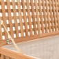 vidaXL Cesto per Biancheria 77,5x37,5x46,5 cm in Legno Massello di Noce vidaXL Cesto per Biancheria 77,5x37,5x46,5 cm in Legno Massello di Noce