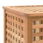 vidaXL Cesto per Biancheria 77,5x37,5x46,5 cm in Legno Massello di Noce vidaXL Cesto per Biancheria 77,5x37,5x46,5 cm in Legno Massello di Noce