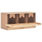vidaXL Casetta Cova per Galline 3 Scomparti 96x40x65cm Legno di Pino vidaXL Casetta Cova per Galline 3 Scomparti 96x40x65cm Legno di Pino