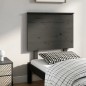 Testiera per Letto Grigia 79x6x82,5cm in Legno Massello di Pino Testiera per Letto Grigia 79x6x82,5cm in Legno Massello di Pino