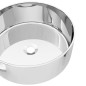 vidaXL Lavandino 40x15 cm in Ceramica Argento