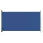 vidaXL Tenda Laterale Retrattile per Patio 160x300 cm Blu vidaXL Tenda Laterale Retrattile per Patio 160x300 cm Blu