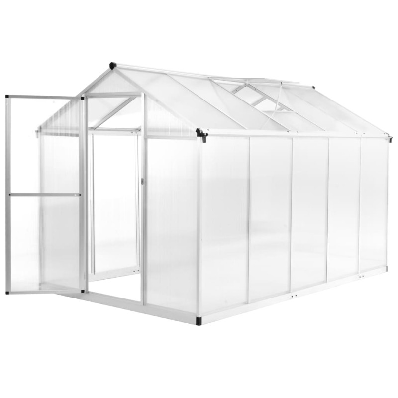 vidaXL Serra in Alluminio 302x190x195 cm 11,19 m³ vidaXL Serra in Alluminio 302x190x195 cm 11,19 m³