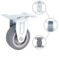 vidaXL Rotelle Fisse 4 pz 50 mm