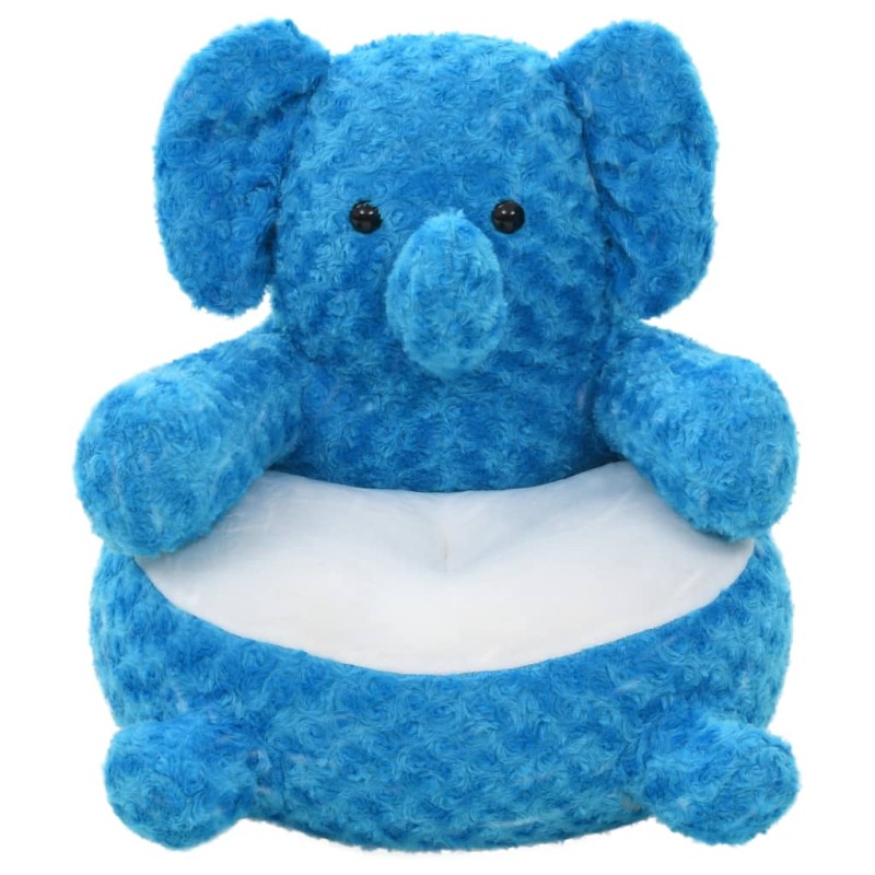 vidaXL Giocattolo di Peluche Elefante Blu vidaXL Giocattolo di Peluche Elefante Blu