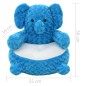 vidaXL Giocattolo di Peluche Elefante Blu vidaXL Giocattolo di Peluche Elefante Blu