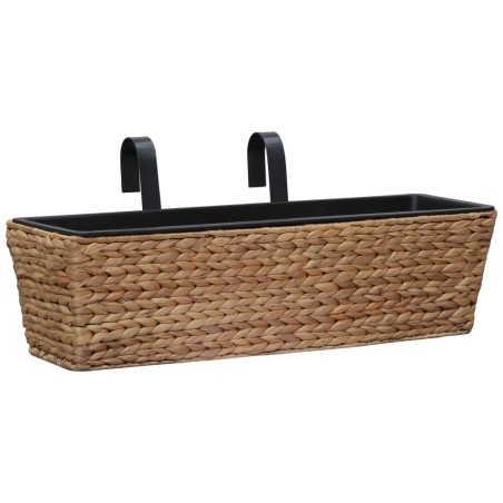 vidaXL Fioriere da Giardino 2 pz in Giacinto Intrecciato 