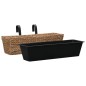 vidaXL Fioriere da Giardino 2 pz in Giacinto Intrecciato 