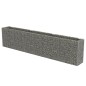 vidaXL Gabbione Letto Rialzato in Acciaio Zincato 450x50x100 cm vidaXL Gabbione Letto Rialzato in Acciaio Zincato 450x50x100 cm