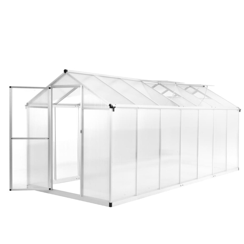 vidaXL Serra in Alluminio 421x190x195 cm 15,6 m³ vidaXL Serra in Alluminio 421x190x195 cm 15,6 m³