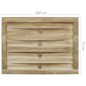 vidaXL Cancello da Giardino in Legno di Pino Impregnato 100x75cm Verde vidaXL Cancello da Giardino in Legno di Pino Impregnato 100x75cm Verde