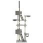 vidaXL Albero per Gatti con Tiragraffi in Sisal 230-260 cm Grigio vidaXL Albero per Gatti con Tiragraffi in Sisal 230-260 cm Grigio