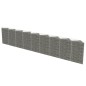 vidaXL Gabbione in Acciaio Zincato 630x30x100 cm vidaXL Gabbione in Acciaio Zincato 630x30x100 cm