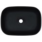 vidaXL Lavandino 45,5x32x13 cm in Ceramica Nero vidaXL Lavandino 45,5x32x13 cm in Ceramica Nero