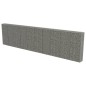 vidaXL Gabbione con Copertura in Acciaio Zincato 600x30x150 cm