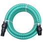 vidaXL Tubo di Aspirazione con Connettori 4 m 22 mm Verde vidaXL Tubo di Aspirazione con Connettori 4 m 22 mm Verde