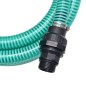 vidaXL Tubo di Aspirazione con Connettori 4 m 22 mm Verde vidaXL Tubo di Aspirazione con Connettori 4 m 22 mm Verde