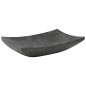 vidaXL Lavandino 50x35x12 cm in Marmo Nero