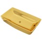 vidaXL Lavandino 71x38x13,5 cm in Ceramica Oro