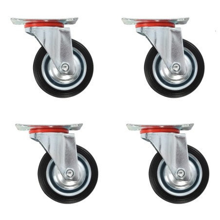 vidaXL Rotelle Girevoli 4 pz 75 mm