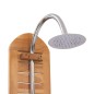 vidaXL Doccia da Giardino in Legno Massello di Teak 70x75x204cm vidaXL Doccia da Giardino in Legno Massello di Teak 70x75x204cm