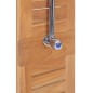 vidaXL Doccia da Giardino in Legno Massello di Teak 70x75x204cm vidaXL Doccia da Giardino in Legno Massello di Teak 70x75x204cm