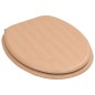 vidaXL Tavoletta WC con Coperchio MDF Design a Bambù vidaXL Tavoletta WC con Coperchio MDF Design a Bambù