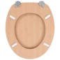 vidaXL Tavoletta WC con Coperchio MDF Design a Bambù vidaXL Tavoletta WC con Coperchio MDF Design a Bambù