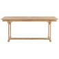 vidaXL Set da Pranzo per Esterni 9 pz 180-280x100x75 cm Teak Massello vidaXL Set da Pranzo per Esterni 9 pz 180-280x100x75 cm Teak Massello