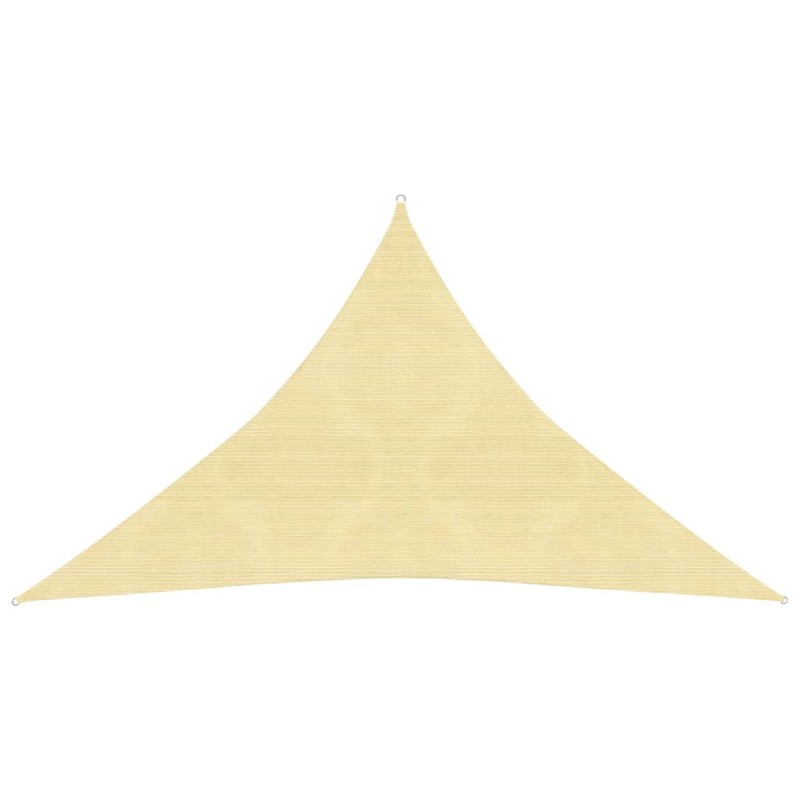 vidaXL Vela Parasole 160 g/m² Beige 3,5x3,5x4,9 m in HDPE vidaXL Vela Parasole 160 g/m² Beige 3,5x3,5x4,9 m in HDPE