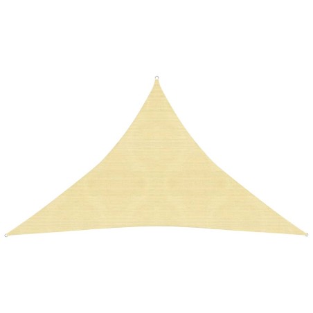 vidaXL Vela Parasole 160 g/m² Beige 3,5x3,5x4,9 m in HDPE